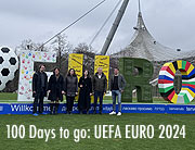 Vorfreude in der Host City München steigt: 100 Tage bis zum Eröffnungsspiel der UEFA EURO 2024: Rahmenprogramm und Fan Zone im Olympiapark  (